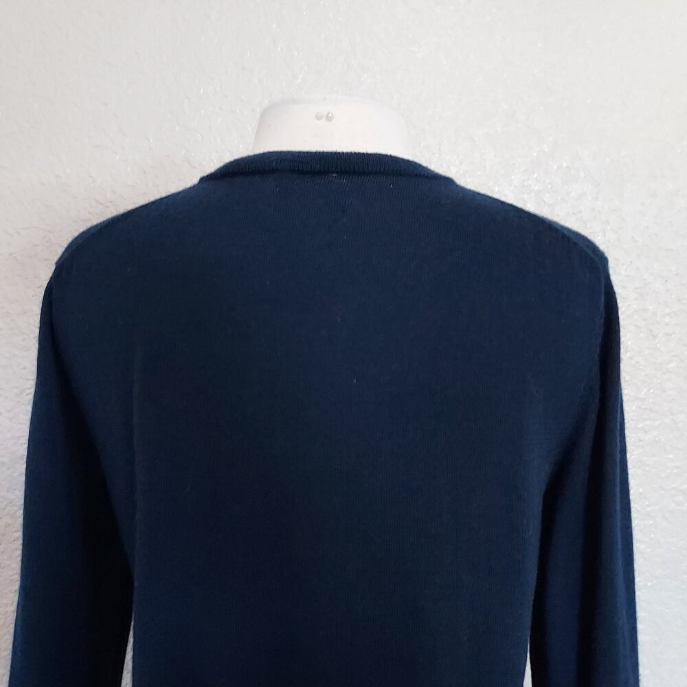 UNTUCKit Blue Merino Wool Sweater Size Small - Picture 8 of 10